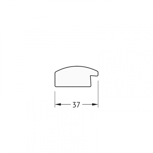 картинка Зеркало Evoform Definite 110х60 BY 0734 в багетной раме - Черный дуб 37 мм от магазина Сантехстрой