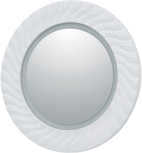 картинка Зеркало Aquanet Милан 80 белый LED от магазина Сантехстрой