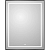 картинка Зеркало BelBagno Kraft SPC-KRAFT-700-900-LED-TCH-WARM-NERO 70x90 см, с LED-подсветкой, сенсорным выключателем, антизапотеванием, черный от магазина Сантехстрой