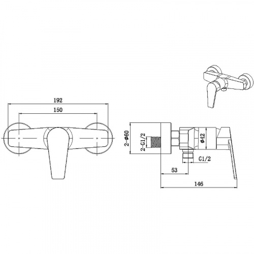 фото смеситель для душа allen brau eclipse 5.e1004-31 черный матовый