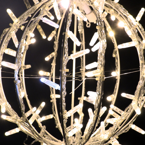 картинка Шар светодиодный 230V,  диаметр 30 см,  120 светодиодов,  эффект мерцания,  цвет теплый белый NEON-NIGHT от магазина Сантехстрой