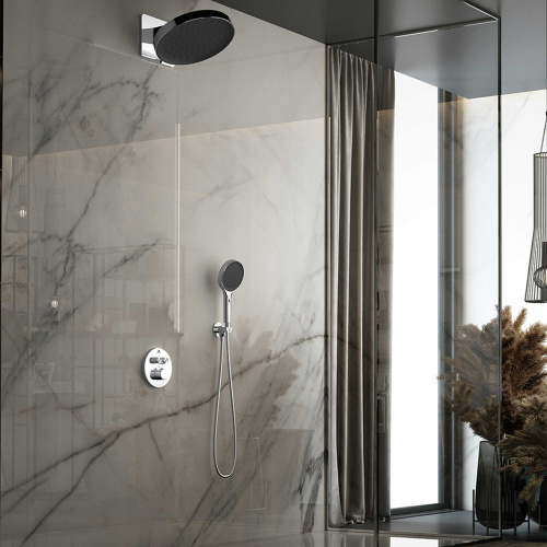 картинка Душевой комплект Inspire VSFW-3I22MT3CH встраиваемый, термостатический, двухрежимный, хром от магазина Сантехстрой