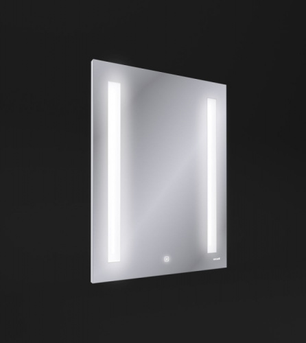 картинка Зеркало Cersanit Base 60 kn-lu-led020*60-b-os Хром от магазина Сантехстрой