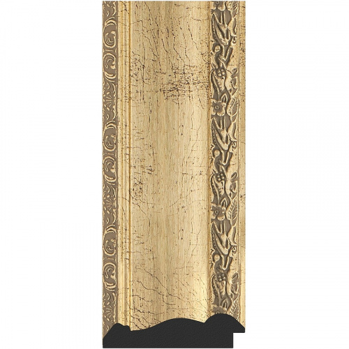 картинка Зеркало Evoform Exclusive 120х72 BY 3454 с фацетом в багетной раме - Состаренное серебро с орнаментом 120 мм от магазина Сантехстрой