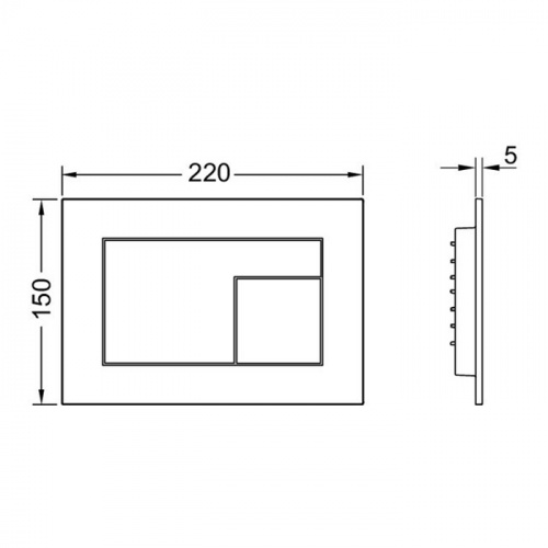 картинка TECEvelvet, Grigio Londra / Антрацит от магазина Сантехстрой