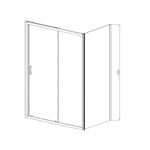 картинка Душевой уголок Vincea vsr-3al9015mt от магазина Сантехстрой