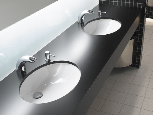 картинка Раковина Vitra Arkitekt 59 6069B003-0012 Белая от магазина Сантехстрой