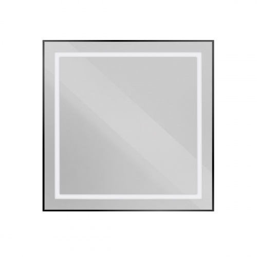 картинка Зеркало BelBagno SPC-KRAFT-800-800-SENS-NERO от магазина Сантехстрой
