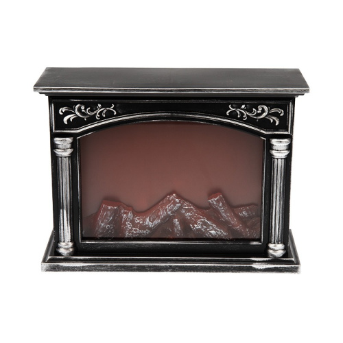 картинка Светодиодный камин Классика с эффектом живого огня 33х12х24 см,  батарейки 3хС (не в комплекте) или от USB (в комплекте) от магазина Сантехстрой