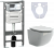 картинка Комплект Унитаз подвесной Ceramica Nova Forma CN3009 безободковый + Система инсталляции Envision CN1002CH с кнопкой смыва и шумоизоляционной панелью от магазина Сантехстрой
