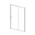 картинка Душевая дверь Alpha VDS-3AL120MT, 1200, хром, стекло текстурное от магазина Сантехстрой