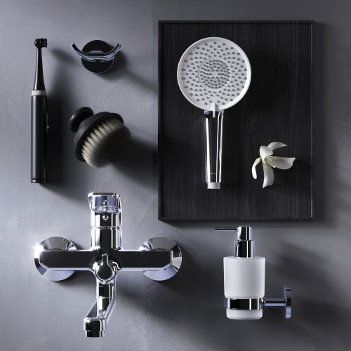 фото f85a90000 x-joy, смеситель д/ванны/душа, излив 300 мм, хром, шт