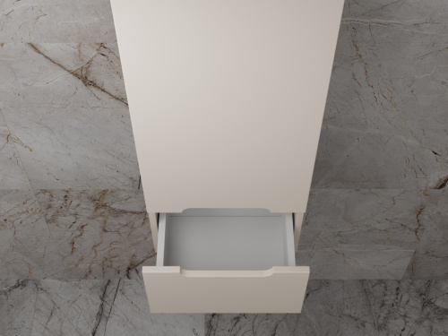 картинка Колонна подвесная "Матис" 36 см, 1 ящик, КРЕМ, PLUS, ЭМАЛЬ от магазина Сантехстрой