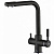 картинка смеситель для кухни zorg sh 552 black cr черный
