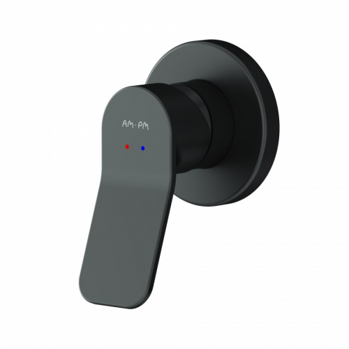 картинка FB85A2R002 X-Joy, набор: см-ль д/душа, верхний душ 220 мм, держатель д/верхн.душа, черный, шт. от магазина Сантехстрой