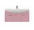 картинка Тумба под раковину Джулия - 105 подвесная розовая от магазина Сантехстрой
