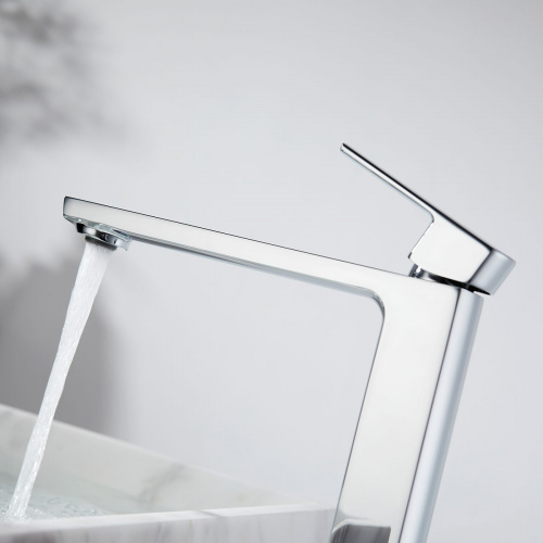 картинка Смеситель для накладной раковины Next VBF-1N2CH однорычажный, хром от магазина Сантехстрой