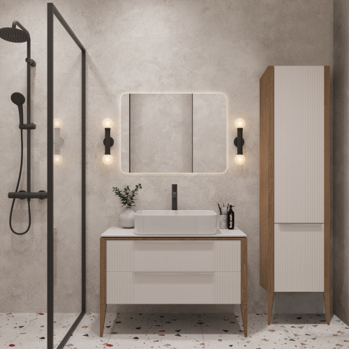 картинка Пенал подвесной Валенсия, Камень от магазина Сантехстрой