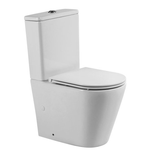картинка Унитаз-компакт безободковый со смывом TORNADO BelBagno FLAY-TOR BB2149CP-TOR от магазина Сантехстрой