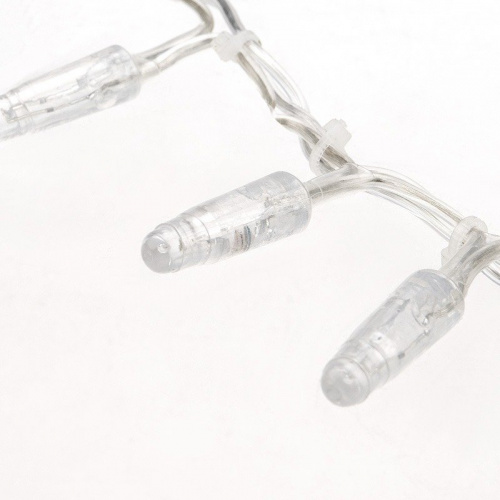 картинка Гирлянда Кластер 10 м,  прозрачный ПВХ IP65, 200 LED,  белый,  соединяется от магазина Сантехстрой