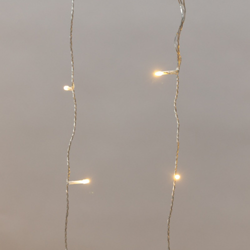 картинка Гирлянда Дождь светодиодный 2х1,5м,  эффект мерцания,  прозрачный провод,  IP44, 230В,  диоды ТЕПЛЫЕ БЕЛЫЕ,  150LED NEON-NIGHT от магазина Сантехстрой