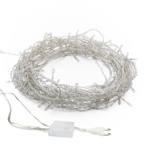 картинка Гирлянда Твинкл Лайт 10 м,  прозрачный ПВХ,  80 LED,  цвет Мультиколор от магазина Сантехстрой
