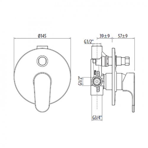 картинка Смеситель для кухни Santek Брукс с гибким изливом, керамический картридж, хром (WH5A45013C001) от магазина Сантехстрой