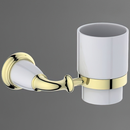 картинка Стакан для зубных щеток Art&Max Bianchi AM-E-2602-Do Золото от магазина Сантехстрой