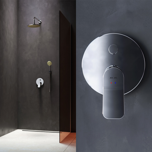 фото f85a45000 x-joy, cмеситель д/ванны/душа монтируемый в стену, хром, шт.