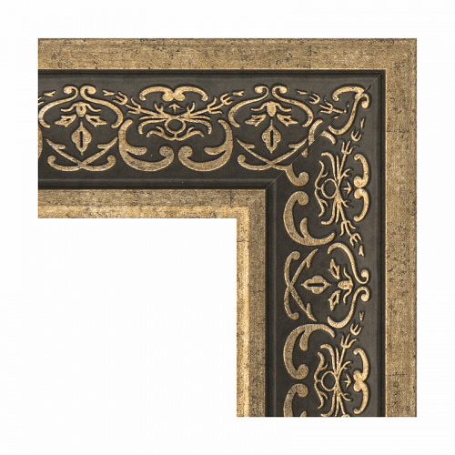 картинка Зеркало Evoform Definite 83х83 BY 3256 в багетной раме - Вензель серебряный 101 мм от магазина Сантехстрой