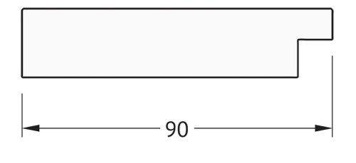 картинка Зеркало Evoform Definite 150х60 BY 3119 в багетной раме - Чеканка серебряная 90 мм от магазина Сантехстрой