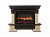 картинка Портал Firelight Forte 30S камень бежевый, шпон темный дуб от магазина Сантехстрой