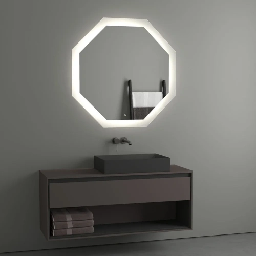 картинка Зеркало Evoform Ledshine BY 2607 100х100 от магазина Сантехстрой