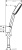 картинка Душевой гарнитур Hansgrohe Pulsify 105 1jet 24301670 1,25 м, черный от магазина Сантехстрой