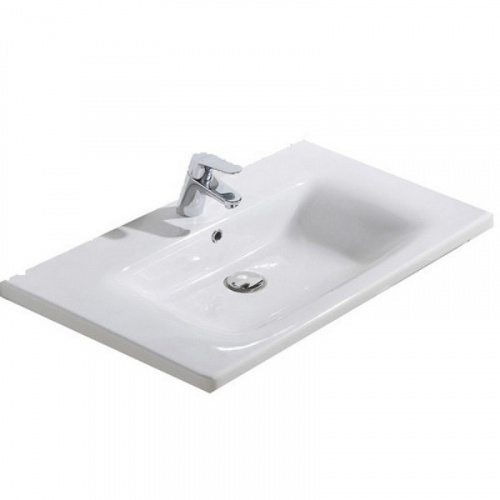картинка Раковина BelBagno Soft 80 13080-KL Белая от магазина Сантехстрой