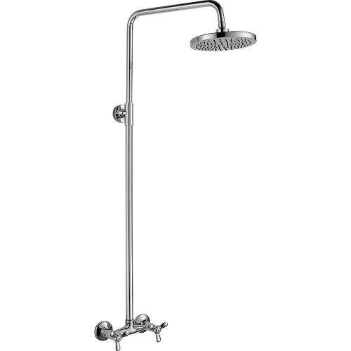 картинка Смеситель Rossinka для душа с регулируемой высотой штанги и лейкой Тропический дождь (Q02-44) от магазина Сантехстрой