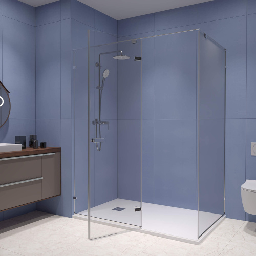 картинка Душевой уголок RGW SV-040 120* 80*200 профиль Хром стекло Прозрачное от магазина Сантехстрой