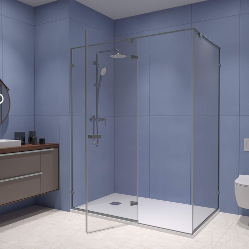 картинка Душевой уголок RGW SV-040-Gr 100* 80*200 профиль Серый стекло Матовое от магазина Сантехстрой