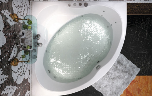 картинка Акриловая ванна Aquanet Palau 140x140 205535 без гидромассажа от магазина Сантехстрой