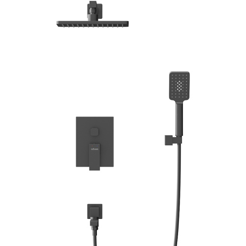 картинка Душевая система Cezares Slider SLIDER-VDSET-NOP Черная матовая от магазина Сантехстрой