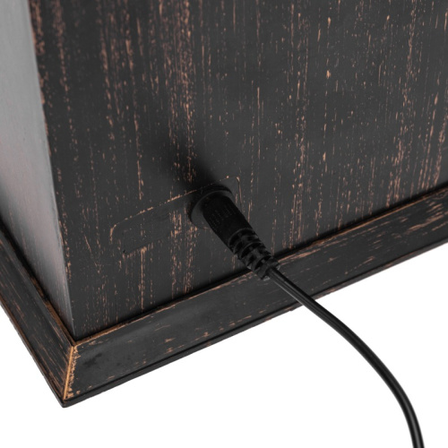 картинка Светодиодный камин Рождество с эффектом живого огня 15х14х26см,  батарейки 2хС (не в комплекте) и USB,  бронзовый NEON-NIGHT от магазина Сантехстрой