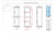 картинка TIFFANY Колонна подвесная с двумя распашными дверцами, реверсивная 55247 Grigio Nuvola, 34x32x114 от магазина Сантехстрой