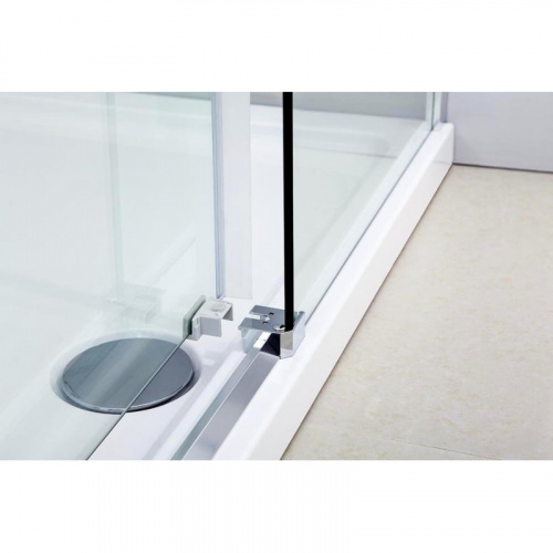 картинка Душевой уголок 100х80 см Black & White Stellar Wind 2088010 прозрачное от магазина Сантехстрой