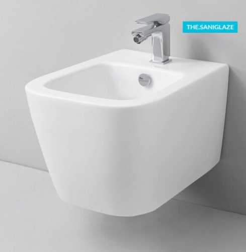 картинка Биде, Artceram, A16, подвесной, шгв 360*520*290, Saniglaze, цвет-белый от магазина Сантехстрой