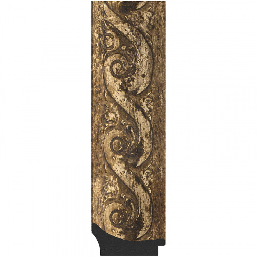 картинка Зеркало Evoform Exclusive-G 106х106 BY 4442 с гравировкой в багетной раме - Фреска 84 мм от магазина Сантехстрой