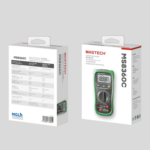 картинка Профессиональный мультиметр MS8360C MASTECH от магазина Сантехстрой
