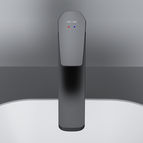 картинка F90A92022 Gem, смеситель для умывальника высокий, черный, шт. от магазина Сантехстрой