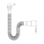 картинка Гибкая труба с гайкой (с конусной прокладкой) Nova NV1325, 740мм от магазина Сантехстрой