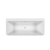 картинка FB14 Ванна акриловая отдельностоящая 1700*750*580мм бел. слив-перелив в комплекте, хром от магазина Сантехстрой