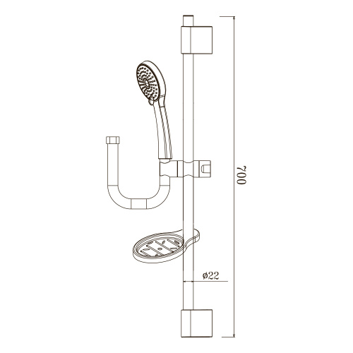 картинка Душевой гарнитур OLIVE'S (BD02) от магазина Сантехстрой